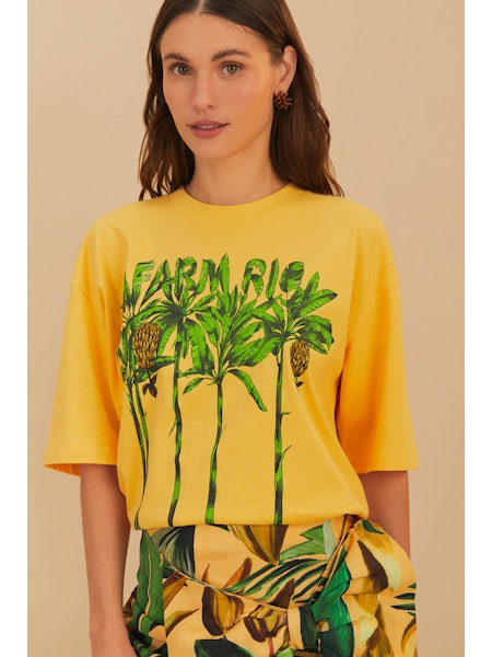 FARMRIO PLEAT T-SHIRT