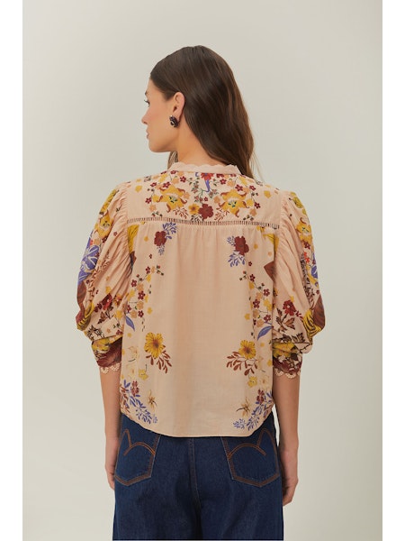 BEAUTY BOUQUET PINK BLOUSE
