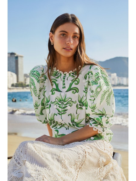 MILANI OFF-WHITE BLOUSE
