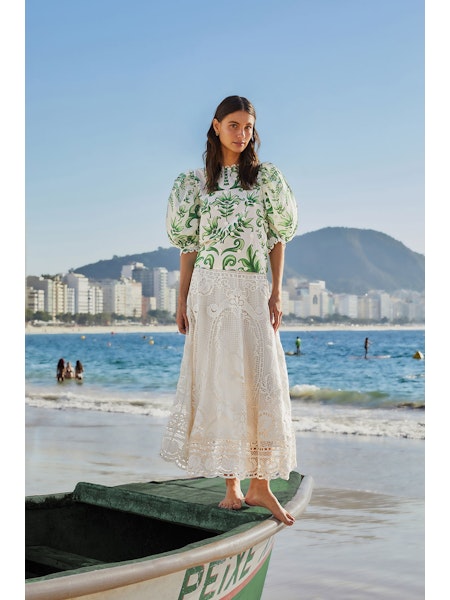 MILANI OFF-WHITE BLOUSE