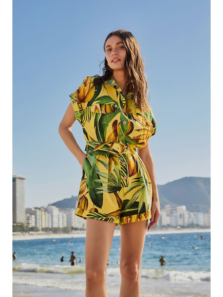 BANANART YELLOW ROMPER