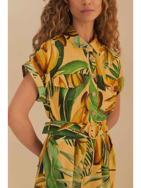 BANANART YELLOW ROMPER