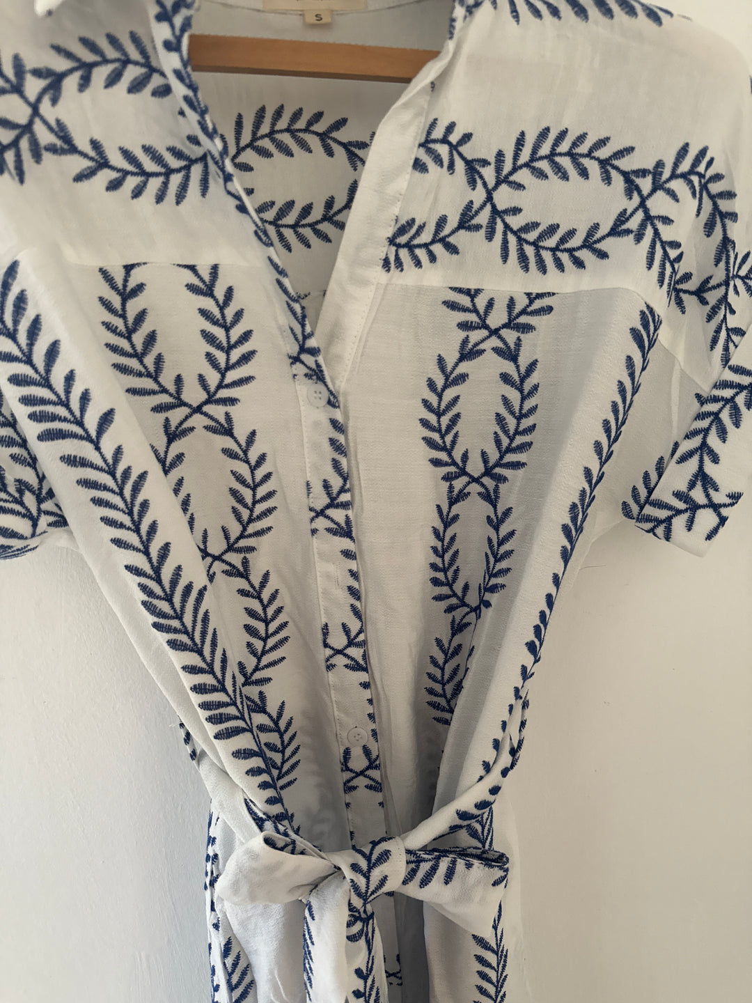 Robe Liliane Blanc Manche Courte