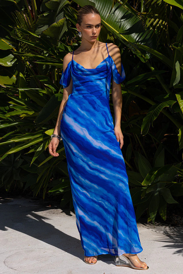 Atlantic Maxi Dress - Ocean