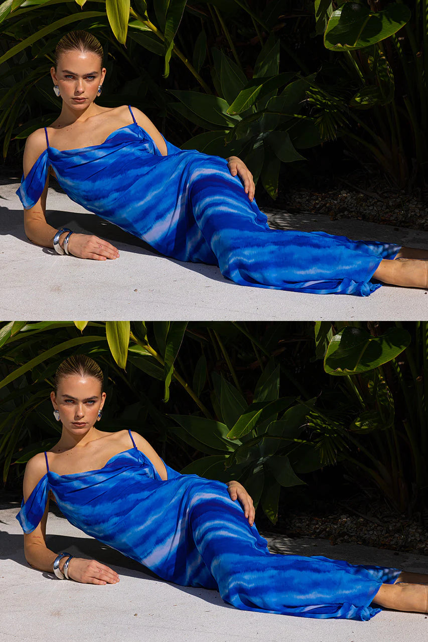 Atlantic Maxi Dress - Ocean