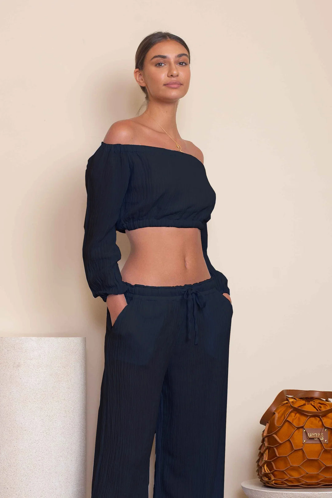 BAHAMAS TOP - NAVY