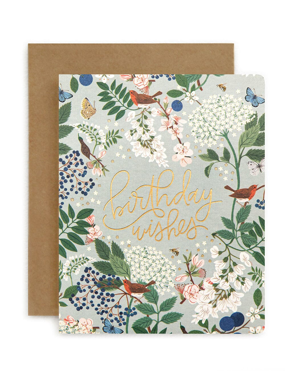 Birthday Wishes (Sparrow) Card