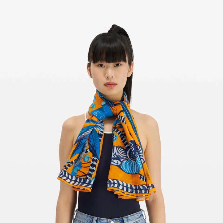 Cerise Orange Square 130