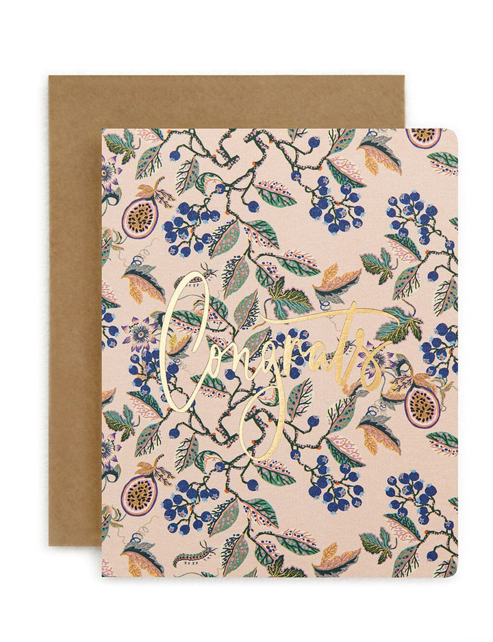 Congrats (Huckleberry) Card