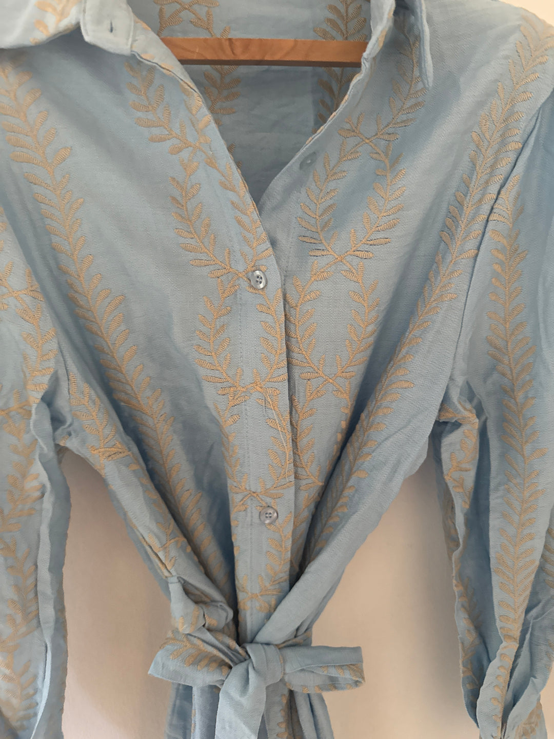 Robe Liliane Bleu Long