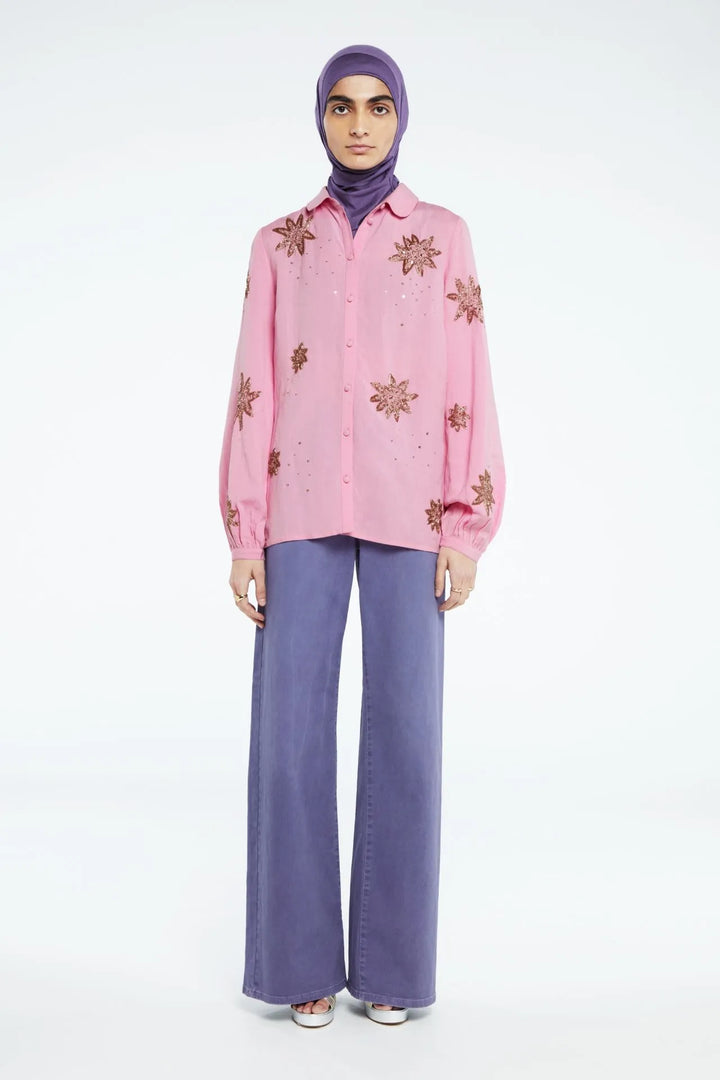 Fleur Pink Candy Blouse