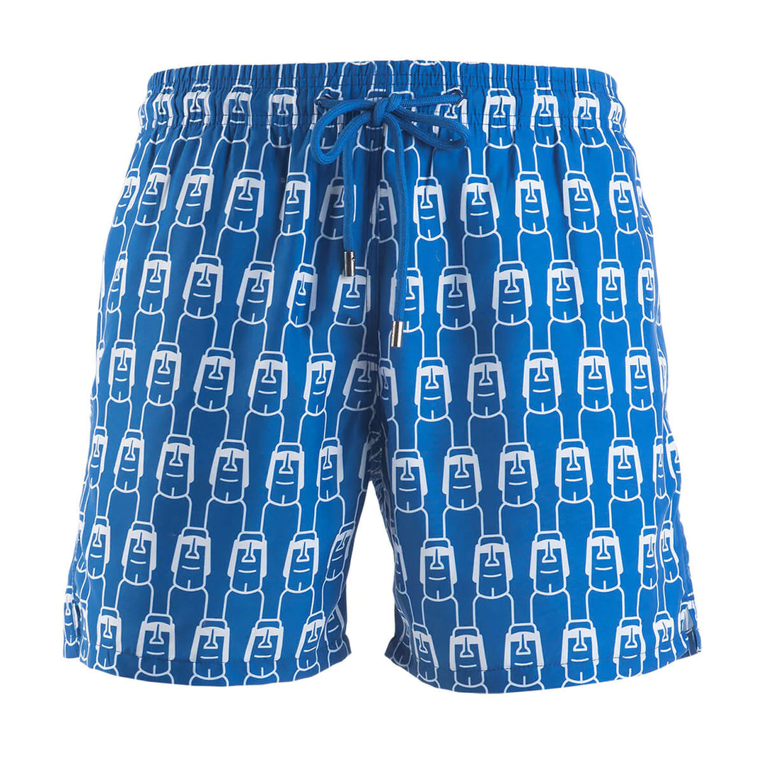 Men Swim Shorts Easter Island Royal Blue