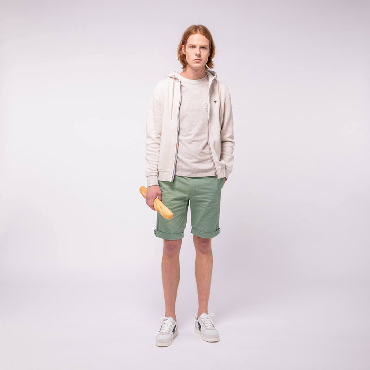 Saulieu Cotton Shorts | Light Green