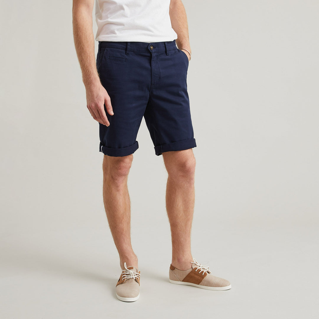 Saulieu Cotton Shorts | Dark Blue