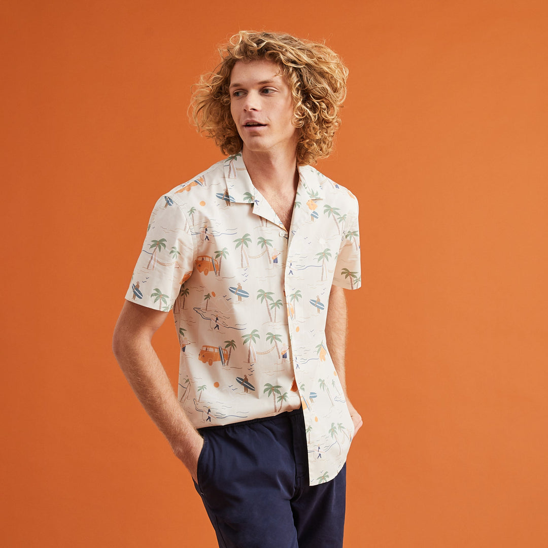 Vimy Cotton Shirt | Ecru