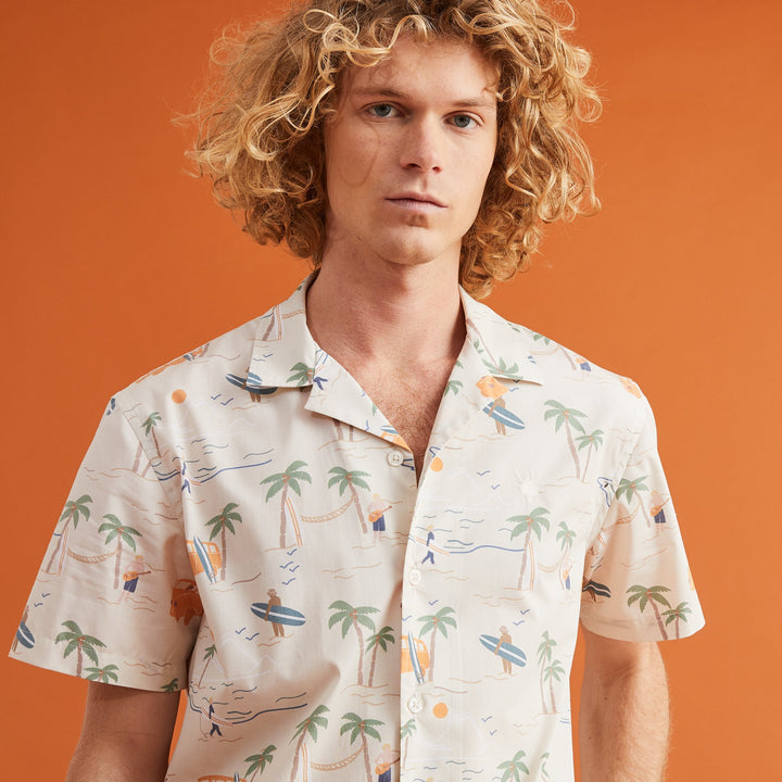 Vimy Cotton Shirt | Ecru