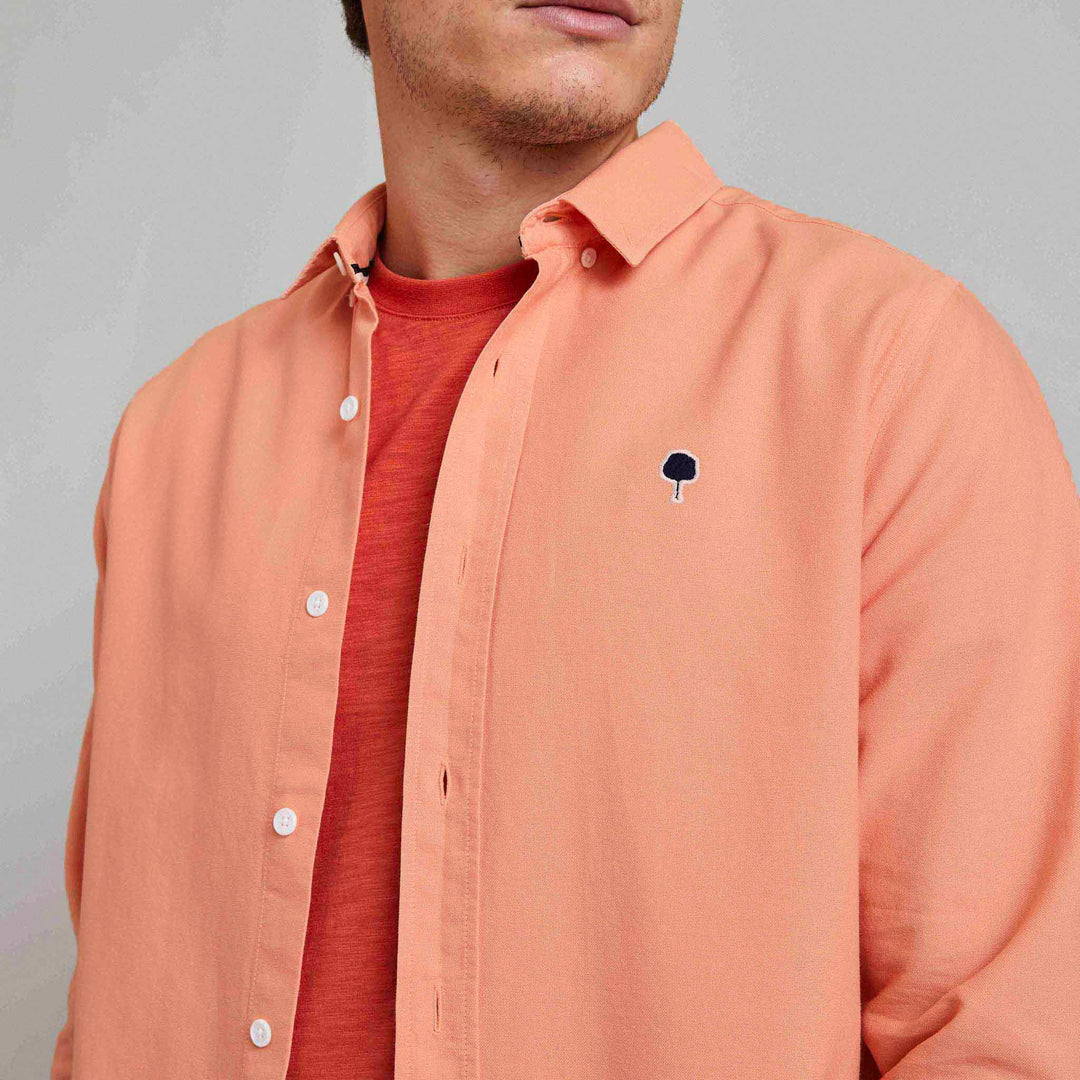 Ivoy Cotton Shirt | Peach