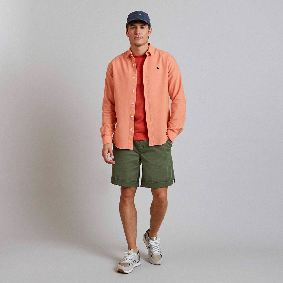Ivoy Cotton Shirt | Peach