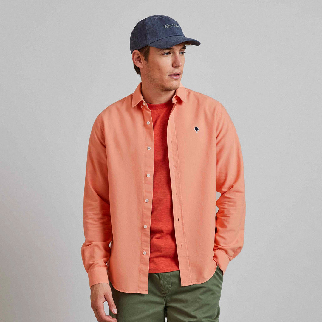 Ivoy Cotton Shirt | Peach