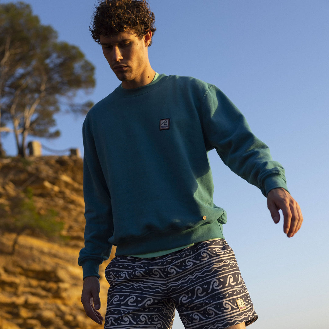 Fango Cotton Sweatshirt | Ocean