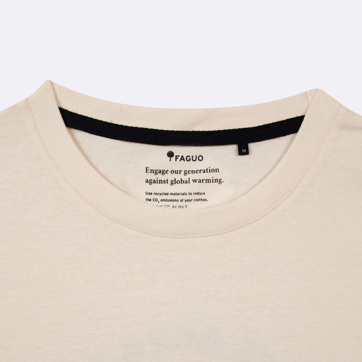Arcy Basic Cotton T-Shirt | Ecru