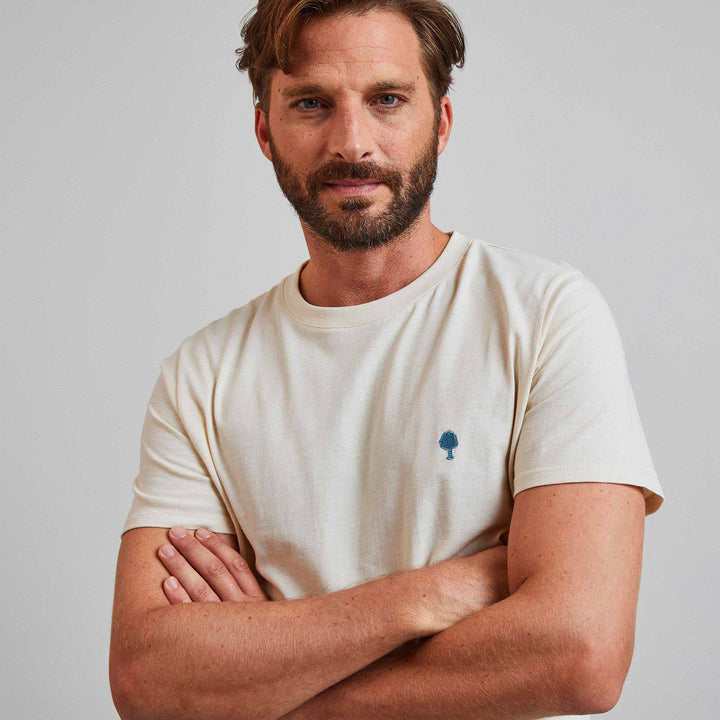 Arcy Basic Cotton T-Shirt | Ecru