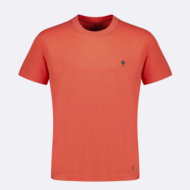 Arcy Basic Cotton T-Shirt | Red