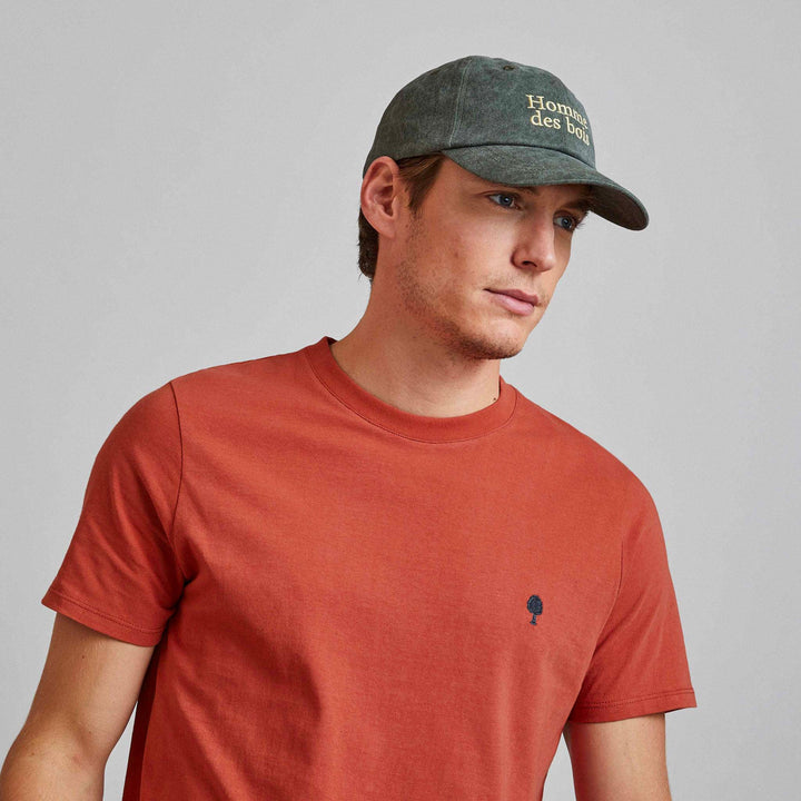 Arcy Basic Cotton T-Shirt | Red