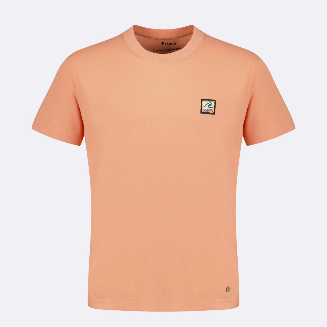 Lugny Cotton T-Shirt | Peach