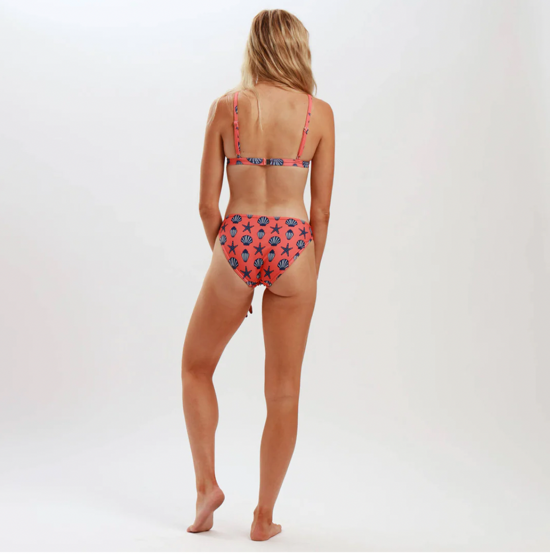 Ladies Bikini Top Shells Orange