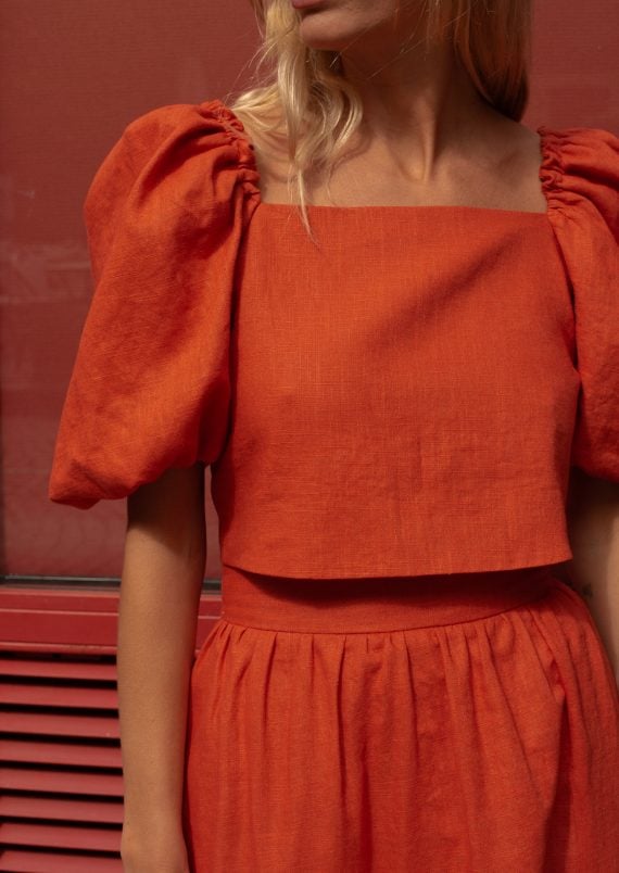 Irene Jupe - Terracotta
