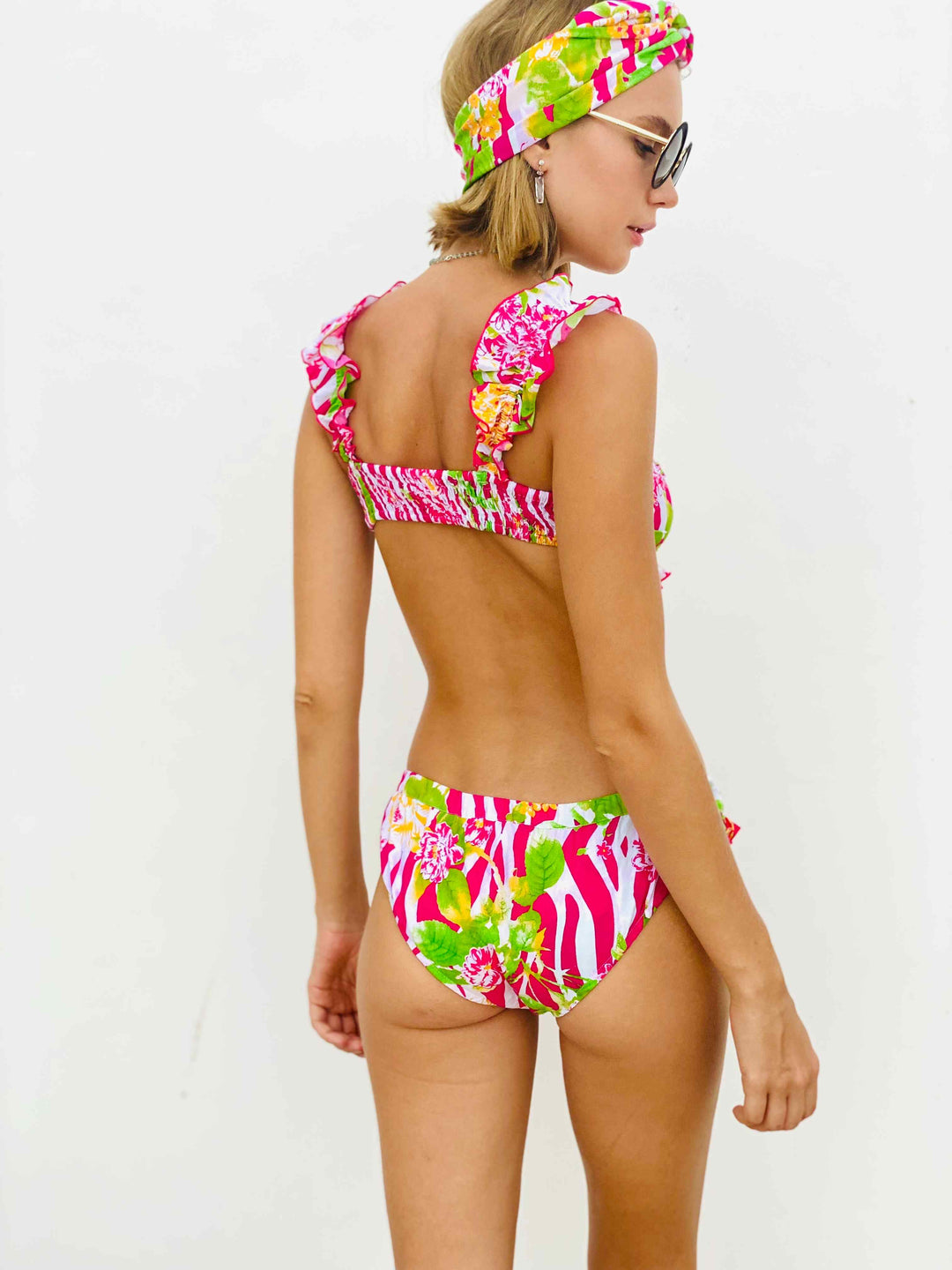 Cassandra bikini - Pink Bohmi Zebra