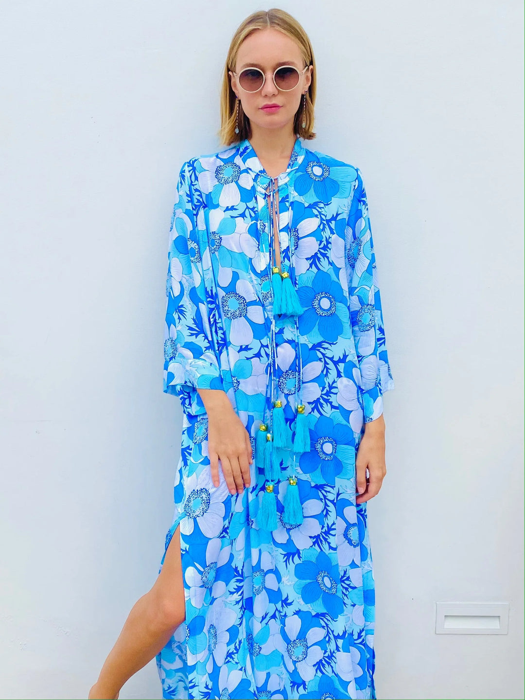 ECLIPSE KAFTAN Blue Orchid