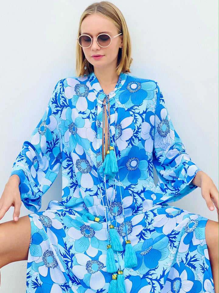ECLIPSE KAFTAN Blue Orchid
