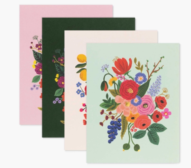 Assorted Set of 3 Garden Party Notebooks