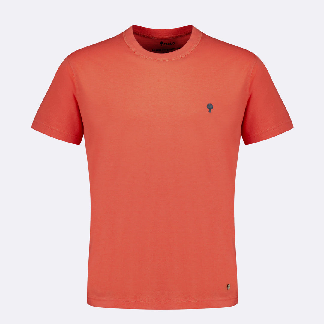 Arcy Basic Cotton T-Shirt | Kaki