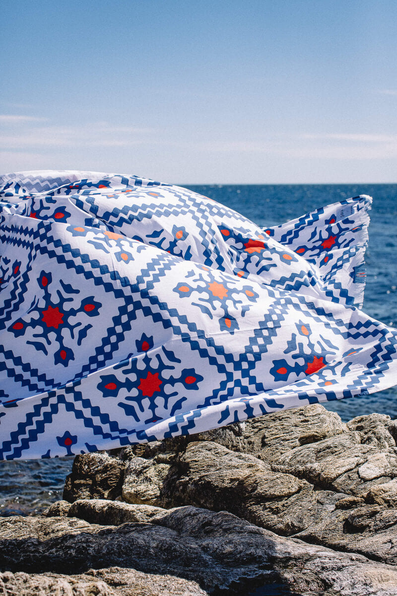 Drap de plage Simrane Imprime Baoli