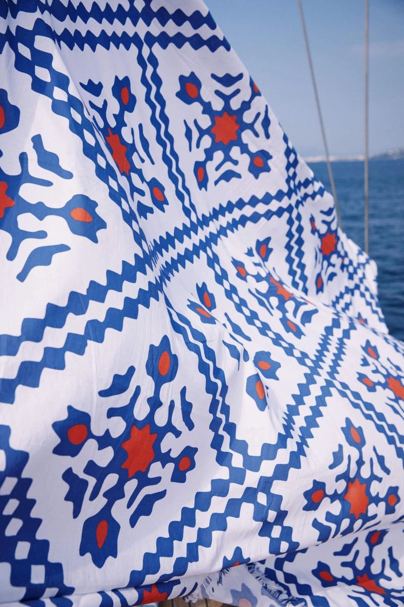 Drap de plage Simrane Imprime Baoli