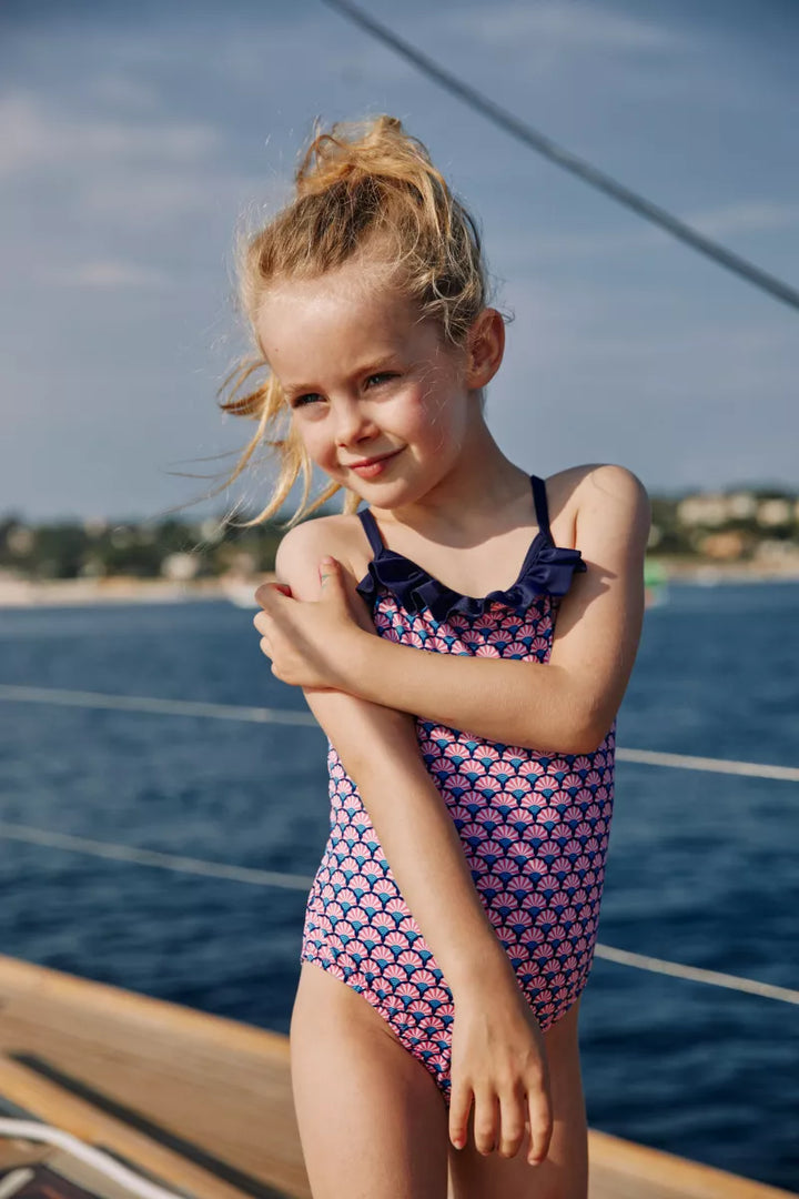 Maillot W Java Navy Pink Sensu