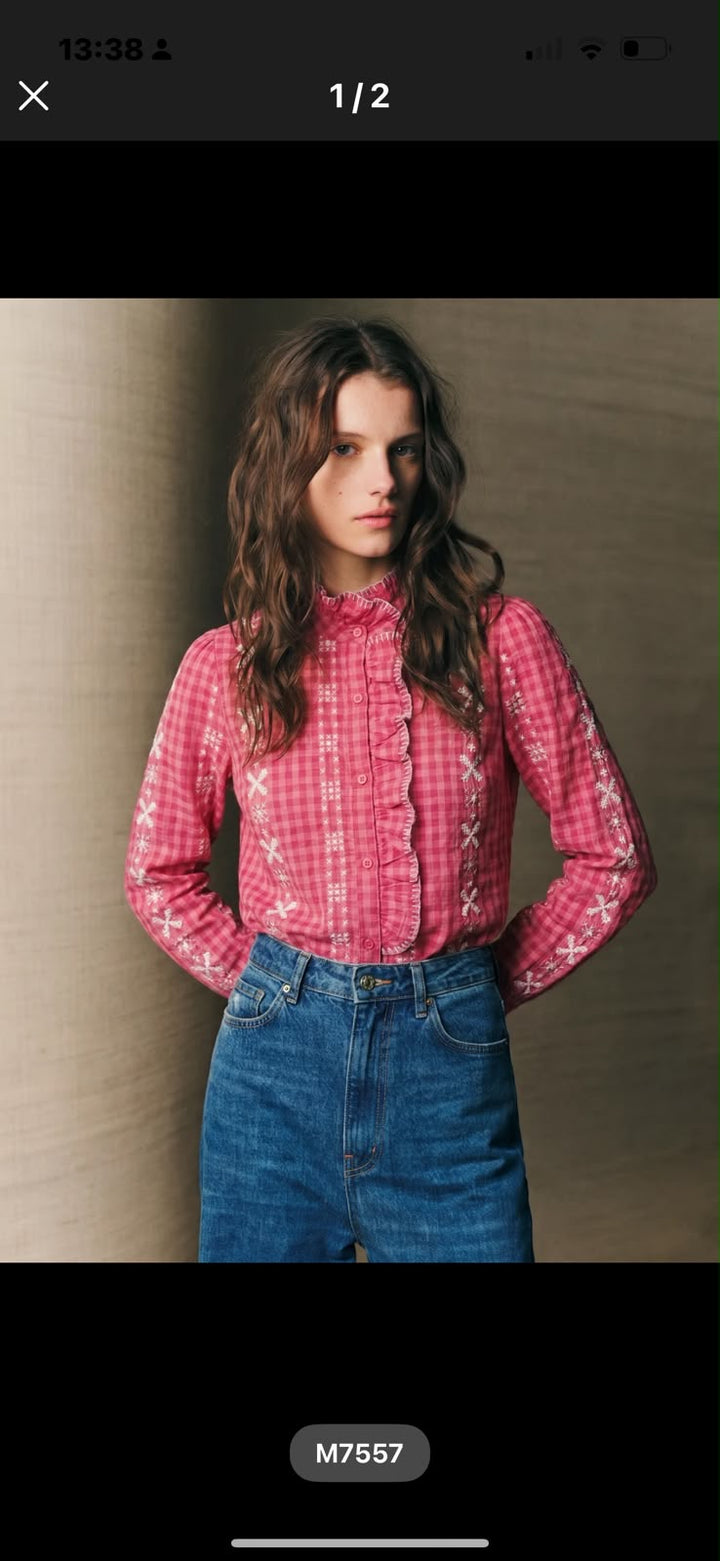 CHEMISE ROSE VANNA