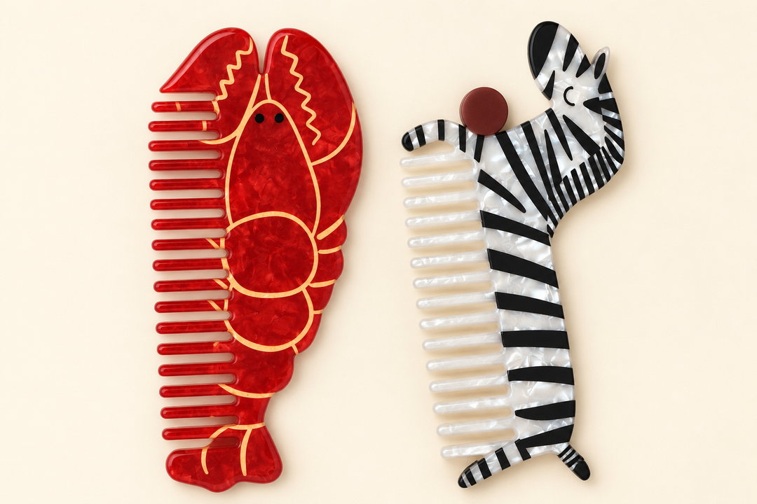 Lobster / Zebra Comb — studio photograph