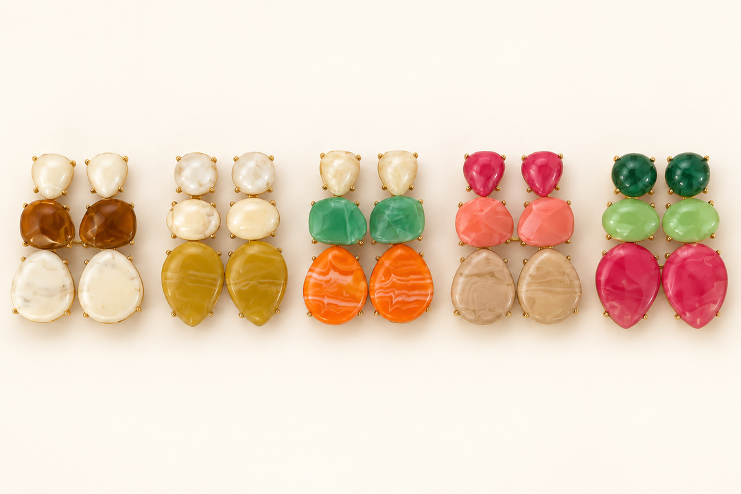 Alba Earrings — studio photograph