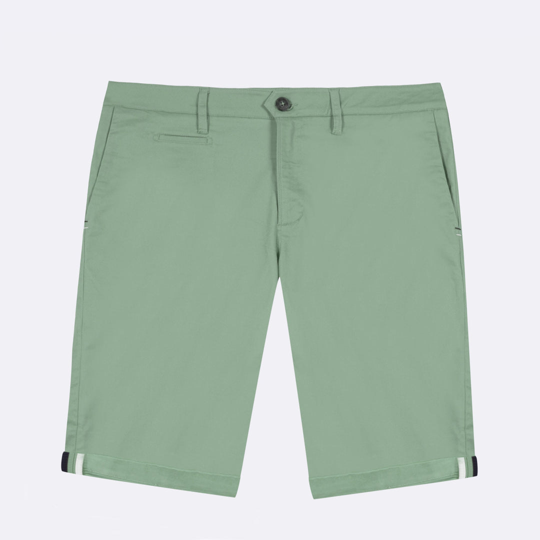 Saulieu Cotton Shorts | Light Green