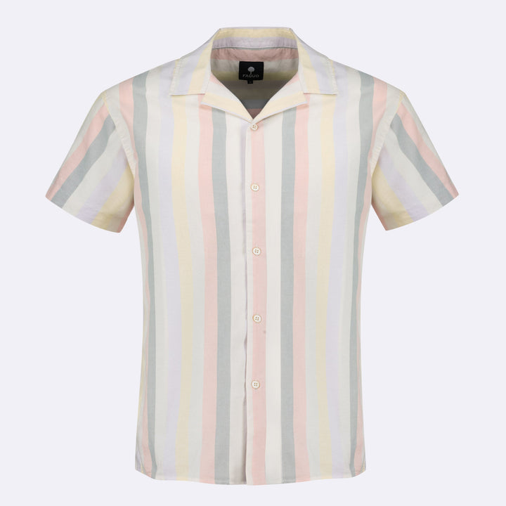 Vimy Cotton Shirt | Light Multicolour