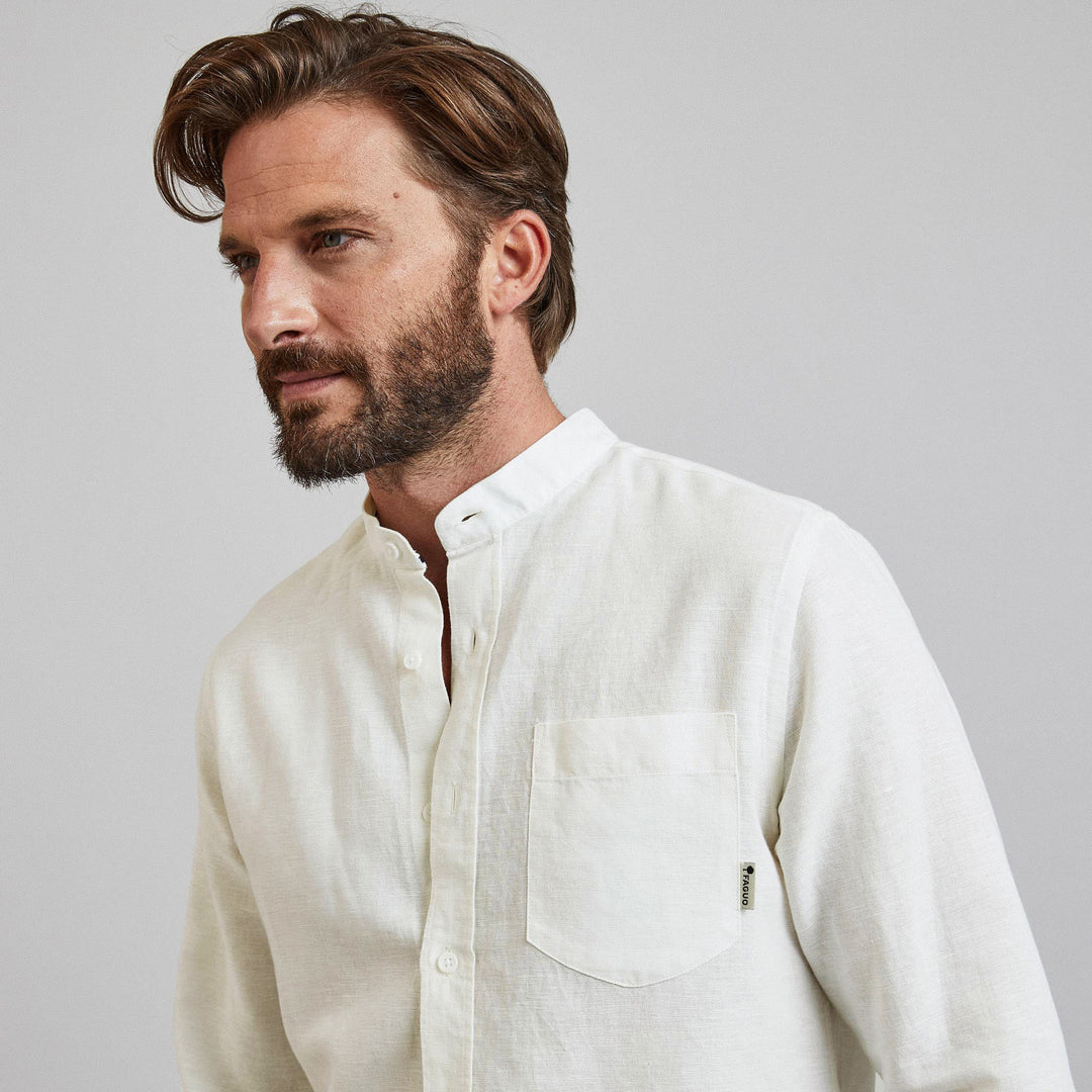Chiavari Cotton Shirt | Ecru