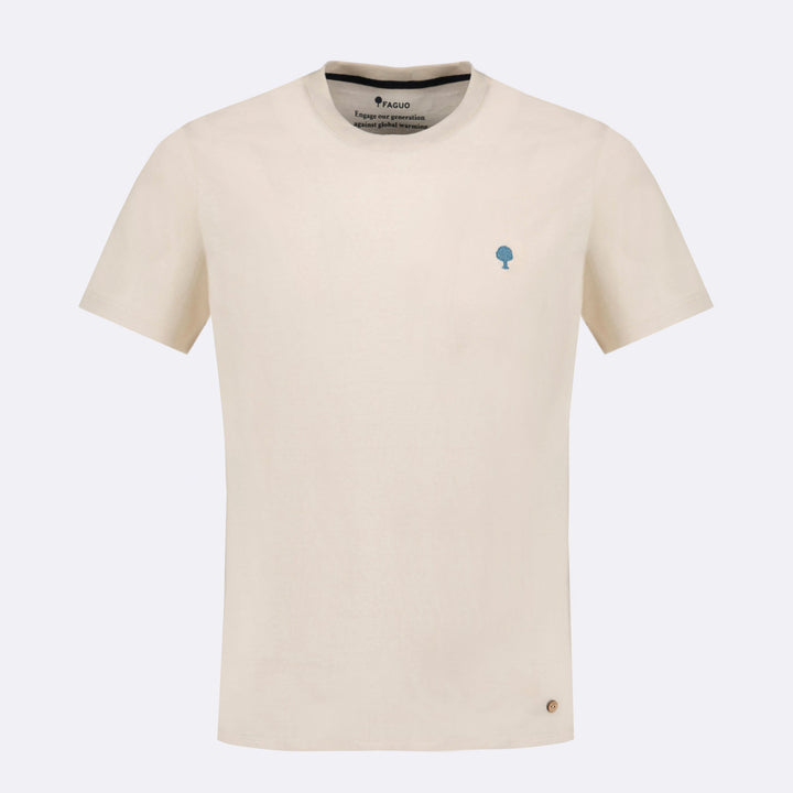 Arcy Basic Cotton T-Shirt | Ecru