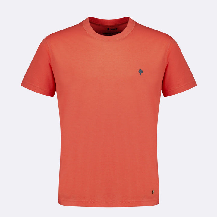 Arcy Basic Cotton T-Shirt | Red