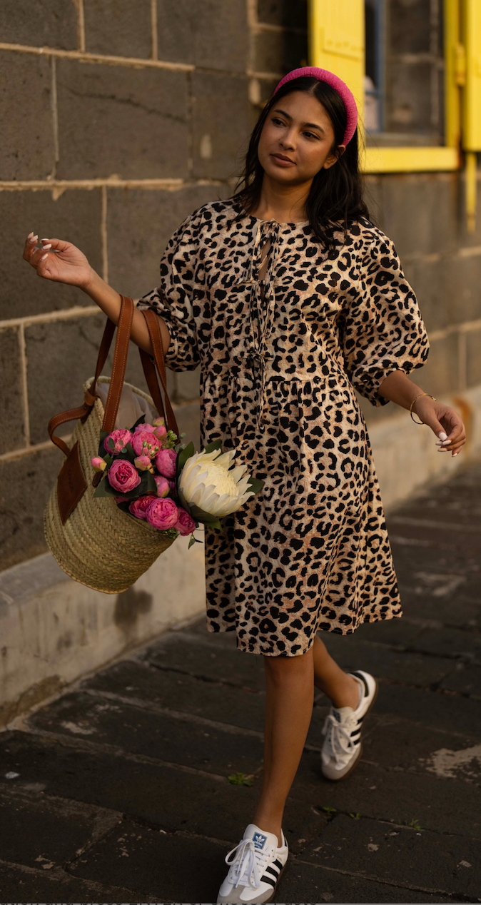 Alma Dress - Leopard