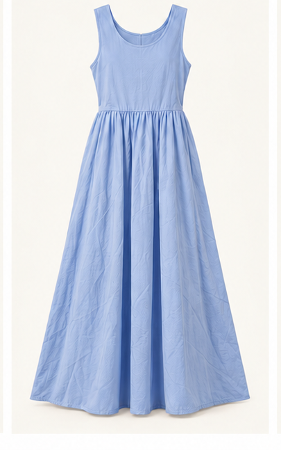 Daydream Sleeveless Maxi Dress - Sky Blue