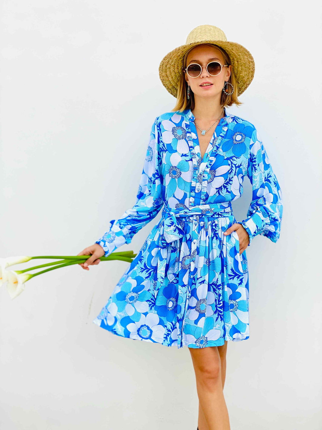 Averbia Dress - Blue Orchid